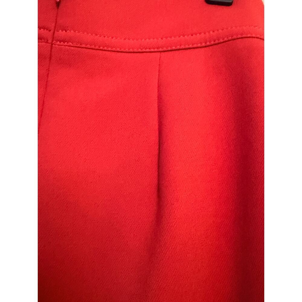 Ann Taylor Women’s Pencil Straight Front Slit Knee Length Skirt Red Size 8 - Picture 11 of 14